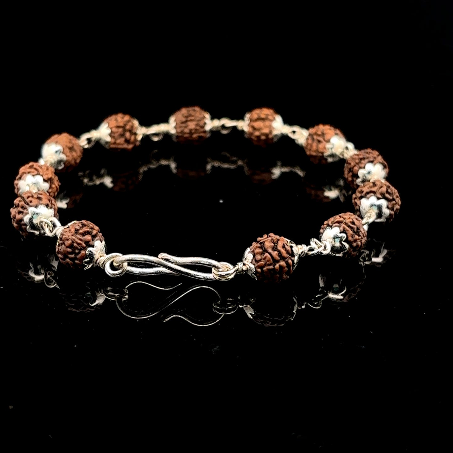 Silver Rudraksha Lucky For Gents