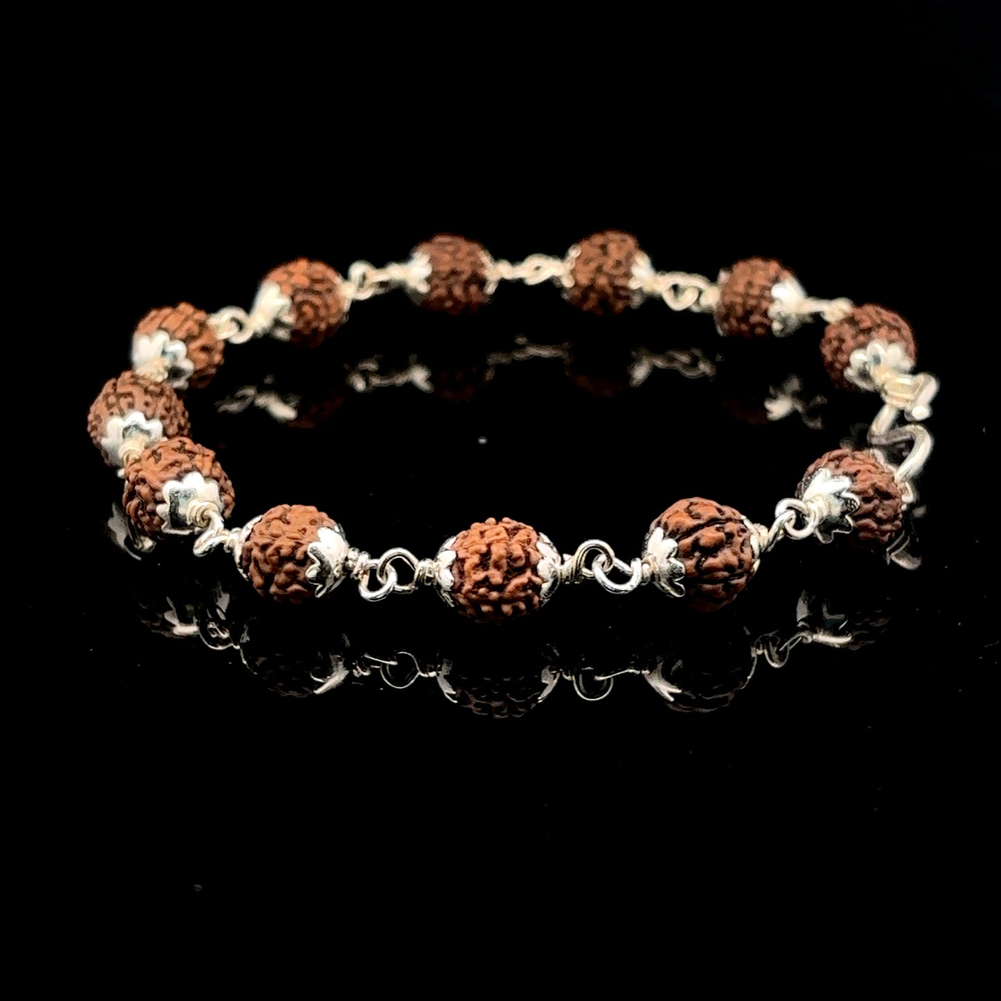 Silver Rudraksha Lucky For Gents